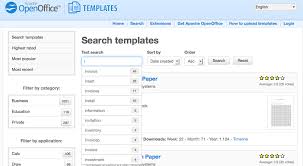apache openoffice templates new site