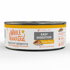 Other proteins and ingredients also make a great main ingredient for cat foods. Wholehearted Easy Digestion Chicken Recipe Adult Wet Cat Food 5 5 Oz Case Of 24 Petco