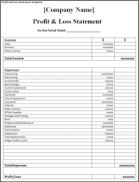 Sample Profit And Loss Statement Form Profit And Loss Statement Statement Template Profit And Loss Statement Templates