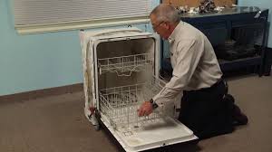 The dishwasher may not be draining properly. Kitchenaid Dishwasher Repair How To Replace The Sump Pump Check Valve Youtube