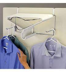 Over The Door Clothes Rack Room Storage Hanger Organizers Deluxe Over The Door Hanger Rack Hanger Storage Clothes Hanger Storage Diy Clothes Rack