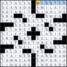 Thursday March 5 2020 Diary Of A Crossword Fiend