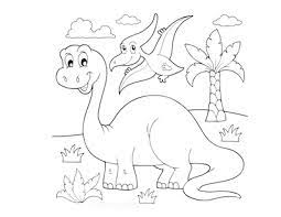 Dinosaurs are fun all year round and have been awesome for decades (i was crazy about i would suggest you laminate these so that your kids can trace them over and over again (unless you'll use them as coloring pages, well and even then if you. 128 Best Dinosaur Coloring Pages Free Printables For Kids