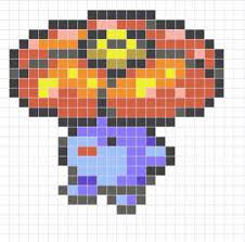 Vileplume Sprite Patron Diseno Hamabeads Sprite Figuras Pokemon Cosas De Pokemon