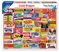 Ship this item — qualifies for free shipping. Candy Wrappers Collage Jigsaw Puzzle 1000 Piece White Mountain Puzzles
