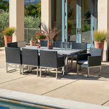 Soho 9 Piece Dining Set Outdoor Dining Set Patio Dining Set Outdoor Furniture Sets