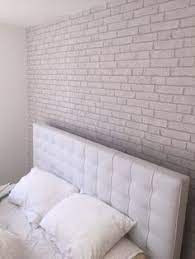 Take your gallery wall decor to the following stage with these inspiring examples that can show you new methods to hold your photos and paintings. White Brick Wall Ideas There S Some Thing Concerning Brick Walls Which I Like M Brick Wallpaper Bedroom Bedroom Interior Bedroom Wallpaper Black And White