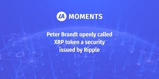 Xrp is ripplenet's native currency which can be used to transfer money quickly around the world. Peter Brandt Openly Called Xrp Token A Security Issued By Ripple Latoken Moments