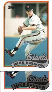 Check spelling or type a new query. 1989 Mike Krukow 2 Topps Print Error Variations 125 B19656 1 Normal Gray Name And Logo 1 Dark Charcoal Color Baseball Card Values Baseball Baseball Cards