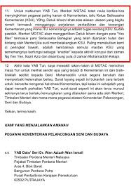 Govindasamy menteri di jabatan perdana menteri, tingkat 36, menara dato' onn, 45, jalan tun ismail, 50695 kuala lumpur. Syarikat Kroni Digagalkan Timbalan Menteri Ksu Motac Serang Menteri Guna Surat Layang