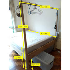 Cheerwing queen size metal bed frame platform mattress foundation headboard bedroom. Ikea Tall Bed Frame Queen Size For Sale Furniture Beds Mattresses On Carousell