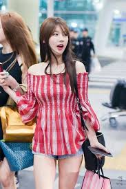 Red Plaid Off Shoulder Blouse Miyeon G I Dle K Fashion At Fashionchingu In 2020 Fashion Kpop Outfits Kpop Fashion
