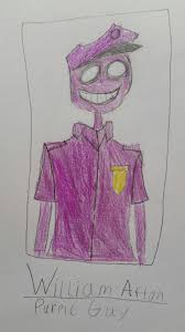 13 is purple guy a phone guy? William Afton Purple Guy Drawing By Artfanfrvr On Deviantart