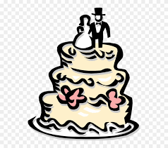 Perfect for wedding invitations, greeting cards, photos. Vector Illustration Of Wedding Cake Traditional Cake Clipart 226917 Pinclipart