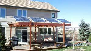 Solar Awnings For The Adaska Residence In Colorado Outdoor Remodel Solar Patio Residential Solar