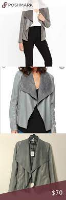Nwt Wallis Faux Leather Waterfall Jacket Waterfall Leather Jacket Jackets Waterfall Jacket