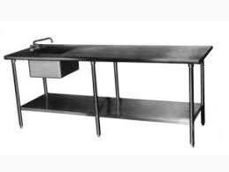 amtekco work table with integral sink