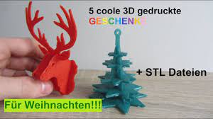 Immer wieder ist diese neue technologie in aller munde und viele juckt es schon in den fingern so ist es auch möglich sich selbst als miniaturfigur ausdrucken zu lassen oder dies als geschenk zu geburtstag oder weihnachten zu verschenken. 5 Coole 3d Gedruckte Weihnachtsgeschenke Stl Dateien Hd Deutsch Youtube