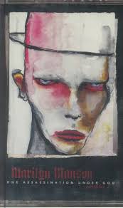 Marilyn exctatic Manson Watercolor Painting