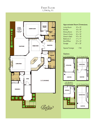 The Portico First Floor Plan View Building A Porch House Plans Porch Design