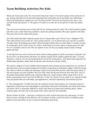 Online time management games appeal to your speed and dexterity, in the use of the mouse, to perform various tasks in a given time. Team Building Activities For Kids By Dispensableclif93 Issuu