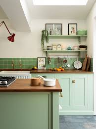 The Case For Butcher Block Kitchen Countertops Modern Kitchen Colours Green Kitchen Cabinets Rustic Kitchen