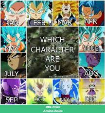 Written by ryan esler published on 16.03.2018. Which Character Are U In Your Birthday Dragonballz Amino
