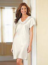 Washable Silk Charmeuse Short Sleeve Nightgown Wintersilks