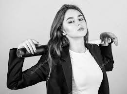 Baseball Bat Drawing Black And White Woman Pretty Girl Bear Formal Jacket And Hold Baseball Bat Pretty And Dangerous Sponsored Bear Formal Gi Female Action Poses Drawing Body Poses Poses