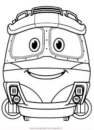 Disegno Robot Trains05 Personaggio Cartone Animato Da Colorare