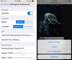 How To Set An Animated Gif As Your Iphone Wallpaper Using Gifpaper8 Jailbreak Tweak