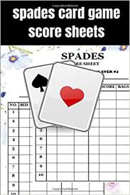 In spain it is the most played card game, spawning several mus clubs or peñas and becoming. Spades Card Game Score Sheets 6 X 9 Inches Spades Score Sheets Card Game 110 Pages Maddox David 9798681417354 Amazon Com Books
