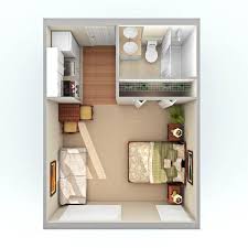 We have some best ideas of photos to give you imagination, we can say these are below are 25 best pictures collection of small one bedroom apartments photo in high resolution. 18 Coolest Studio Apartment Layout Decoratoo Studio Apartment Floor Plans Studio Apartment Layout Apartment Layout