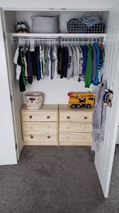 Hangs directly on the closet rod. Diy Kid S Closet Organization The Blush Home A Home Lifestyle Blog