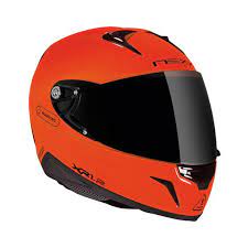 Xr1r Plain Neon Orange Helmets For Life Cool Bike Helmets Cool Motorcycle Helmets Helmet