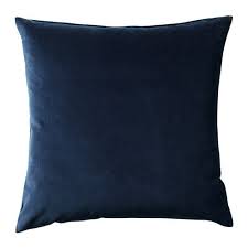 Sanela Dark Blue Cushion Cover Ikea Decoracion Con Almohadones Fundas De Cojines Almohada Ikea