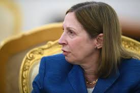 Russia Putin Ambassadors 8405135 05.04.2023 U.S. Ambassador to Russia Lynne Marie  Tracy waits