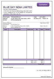 Excel Quotation Format In Excel Free Templates Download Xls