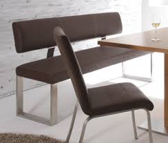 Discover the perfect dining set in our collection of dining and kitchen benches. Derby 180cm Bench With Backrest In Artificial Leather Tr Hayes Furniture Bath