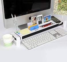 Neshto Podobno Da Si Sloja Pod Monitora Kato Go Okacha Na Stenata Desktop Organization Cool Office Gadgets Office Gadgets