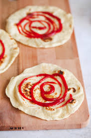 In the bowl of a food processor combine the yeast, sugar, flour, salt and thyme. Easy Flatbread Pizza Recipe Kid Friendly