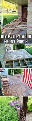 Diy Pallet Wood Front Porch Derevyannye Poddony Idei Ustrojstva Zadnego Dvora Nastil Iz Poddona