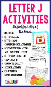 Help Your Students Learn The Letter J With This Activity Packet It S Perfect For Letter Letter J Activities Phonics Instruction Letter Recognition Activities