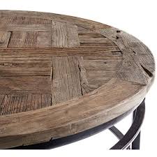 Pottery Barn Parquet Reclaimed Wood Round Coffee Table Reclaimed Wood Coffee Table Round Wood Coffee Table Coffee Table