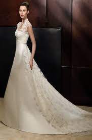 White A Line Satin Turtle Neck Floor Length Wedding Dress Wedding Dresses Bohemian Wedding Dresses Long Wedding Dresses