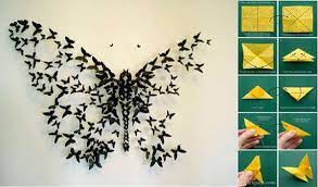 Cara buatnya jadi lebih mudah. 18 Hiasan Dinding Kamar Dari Kertas Origami 2021