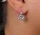 1 Carat Diamond Solitaire Earrings
