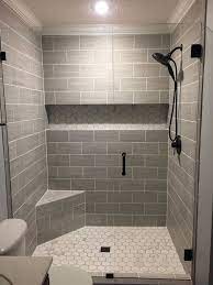 25 beautiful shower niches for your beautiful bath products, | this niche tucked behind a low wall worked great for clients that didn't want to see their 25 beautiful shower niches for your beautiful bath products, designer: 53 Bathroom Shower Ideas For The Perfect Oasis 42 Bathroomshowerideas Bathroomshower Ba Bathroom Remodel Shower Bathroom Shower Tile Master Bathroom Shower