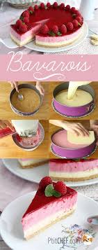 Bavarois Framboise Chocolat Blanc Etapes Et Video Recette Ptitchef Recette Bavarois Framboise Chocolat Blanc Chocolat Blanc Bavarois Framboise