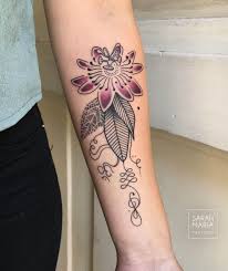 Paper airplane small tattoo idea. 25 Romantic And Delicate Passiflora Tattoo Design Ideas
